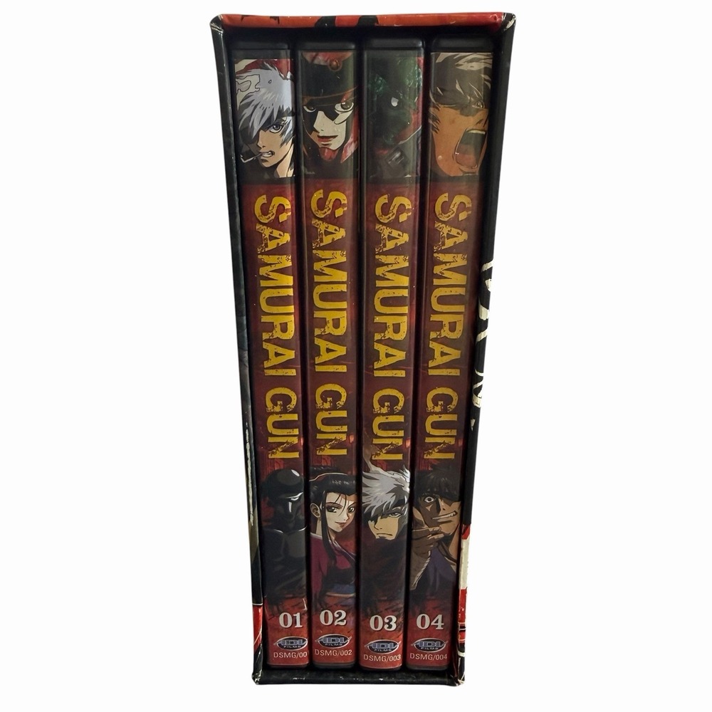 Samurai Gun - Volumes 1-4 With Collectors Box DVD Set Anime Great Condition